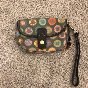 Dooney & Bourke multicolored wristlet